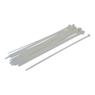 BGS Do it yourself Kabelbinder-Sortiment weiß 8,0 x 400 mm 30-tlg.