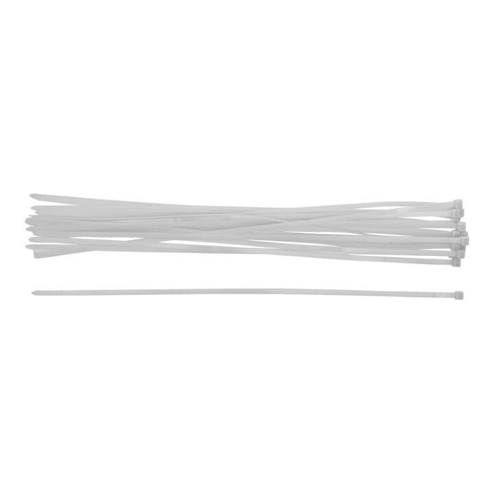 BGS Do it yourself Kabelbinder-Sortiment weiß 8,0 x 600 mm 20-tlg.