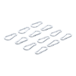 BGS Do it yourself karabijnhaak assortiment 50 x 5 mm 12 dlg.