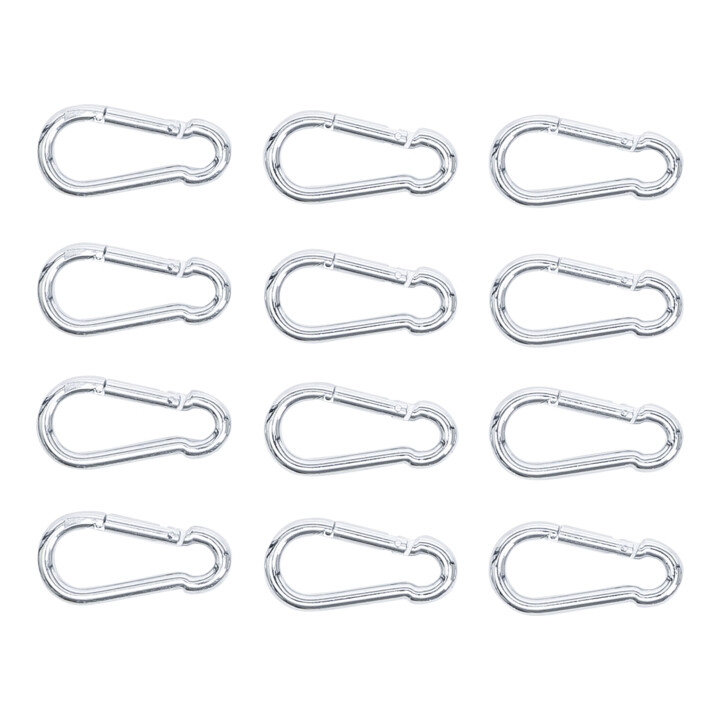 BGS Do it yourself karabijnhaak assortiment 50 x 5 mm 12 dlg.