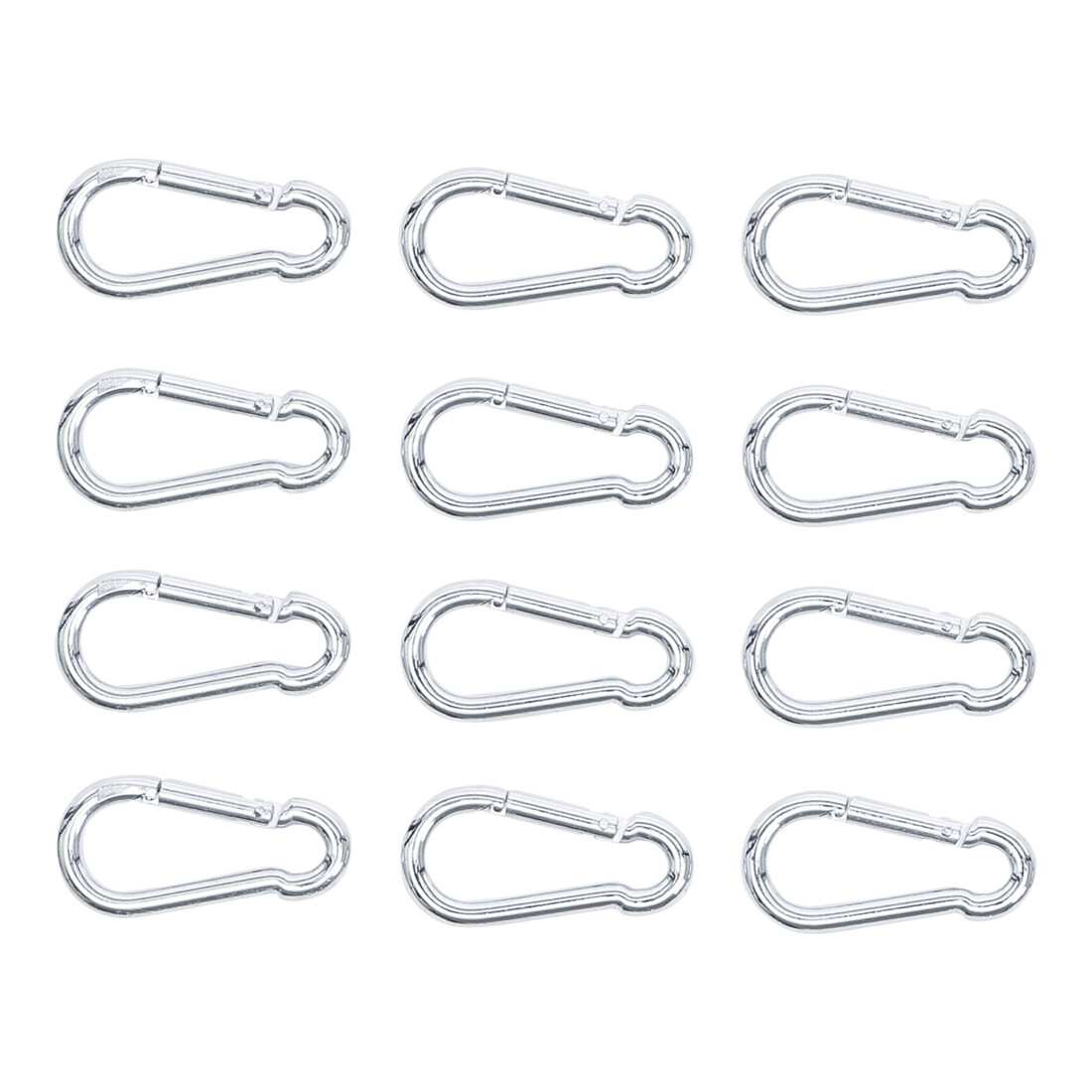 BGS Do it yourself karabijnhaak assortiment 50 x 5 mm 12 dlg.