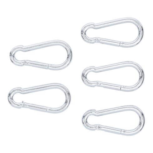 BGS Do it yourself karabijnhaak assortiment 80 x 8 mm 5 dlg.