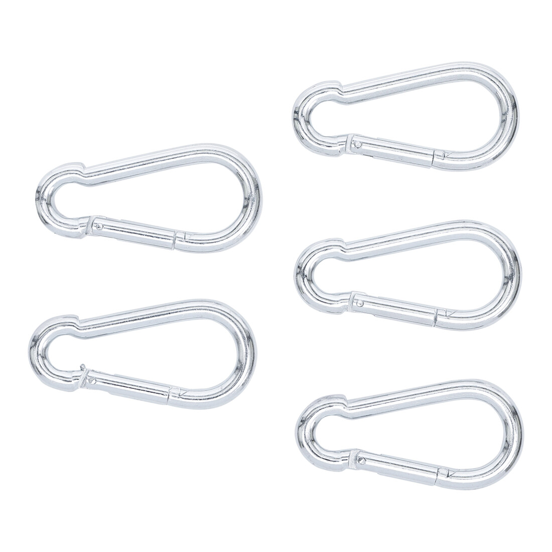 BGS Do it yourself karabijnhaak assortiment 80 x 8 mm 5 dlg.