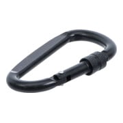 BGS Do it yourself Karabinerhaken 85795, D-Form, mit Schraubsicherung-1