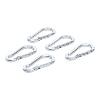 BGS Do it yourself Karabinerhaken-Sortiment 80 x 8 mm 5-tlg.