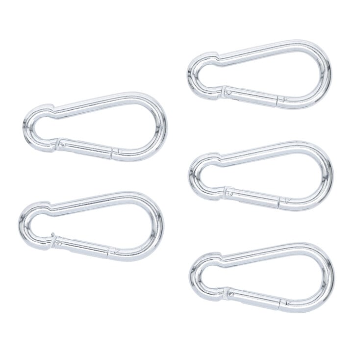BGS Do it yourself Karabinerhaken-Sortiment 80 x 8 mm 5-tlg.
