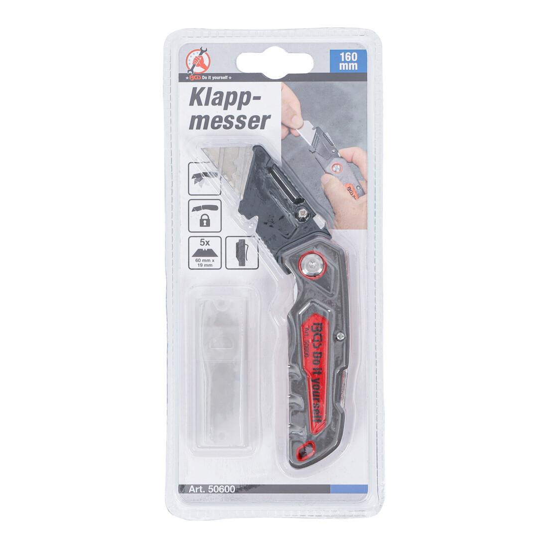 BGS Do it yourself Klappmesser 160 mm