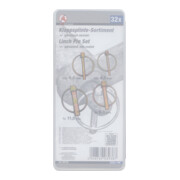 BGS Do it yourself Klappsplinte-Sortiment 88195, Bolzen-Ø 4,5 - 11 mm, 32-tlg.-4