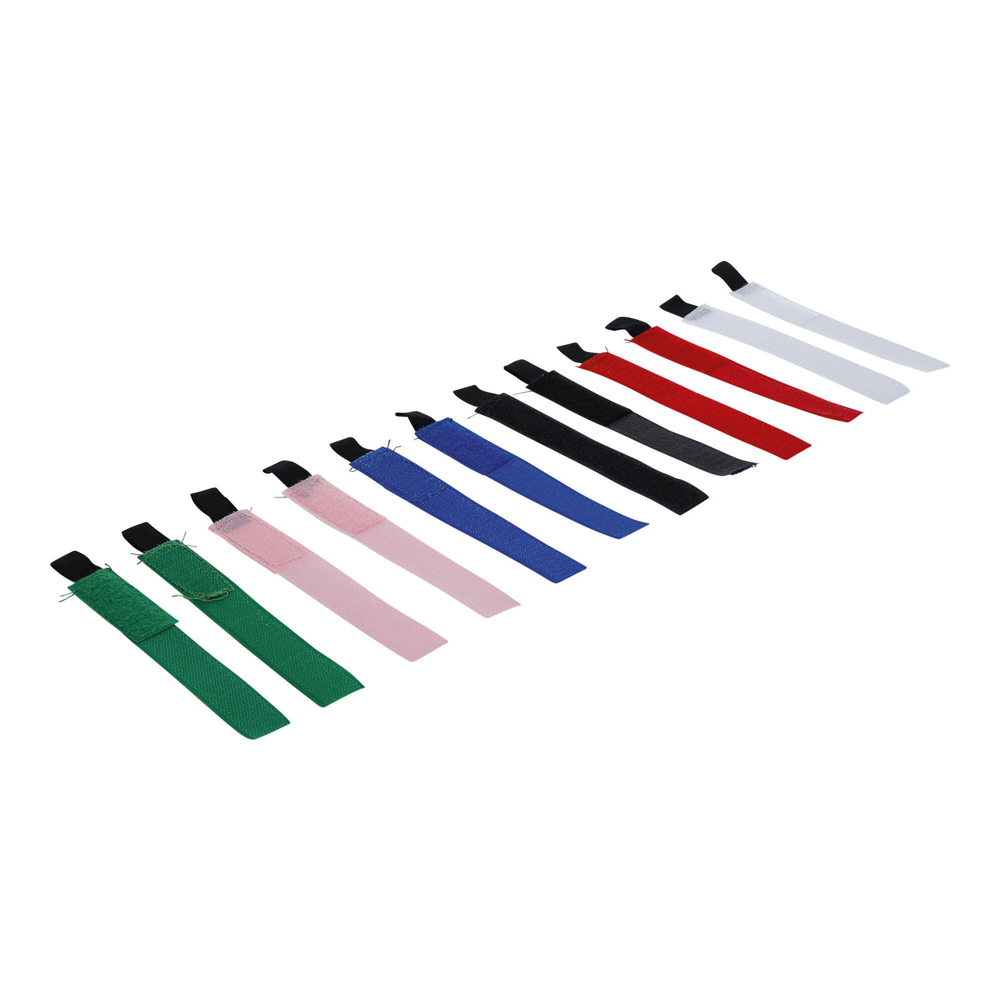 BGS Do it yourself Klettband-Sortiment 20 x 190 mm 12-tlg.