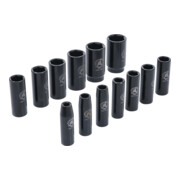 BGS Do it yourself Kraft-Steckschlüssel-Einsatz-Satz Antrieb 12,5 mm SW 10 - 32 mm 13-tlg.-2