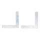 BGS Do it yourself L-Winkel 80925, 150 x 150 x 25 mm, 2-tlg.
