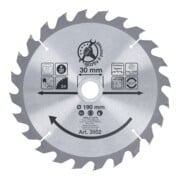 BGS Do it yourself Lama circolare in metallo duro Ø190x30x2,5mm, 24 denti-1