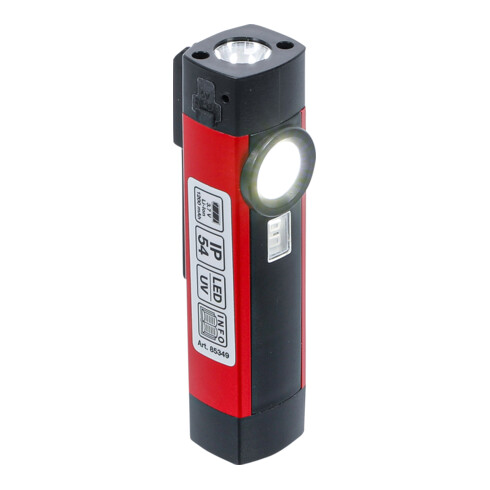 BGS Do it yourself Lampe de poche COB-LED / UV en aluminium 85349, 1 W