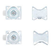 BGS Do it yourself Lenk-/Bockrollen-Satz 40 mm 4-tlg.-3