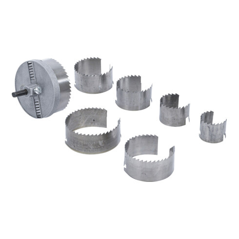 BGS Do it yourself Lochsägen-Satz Ø 26 - 63 mm Tiefe 25 mm 7 teilig