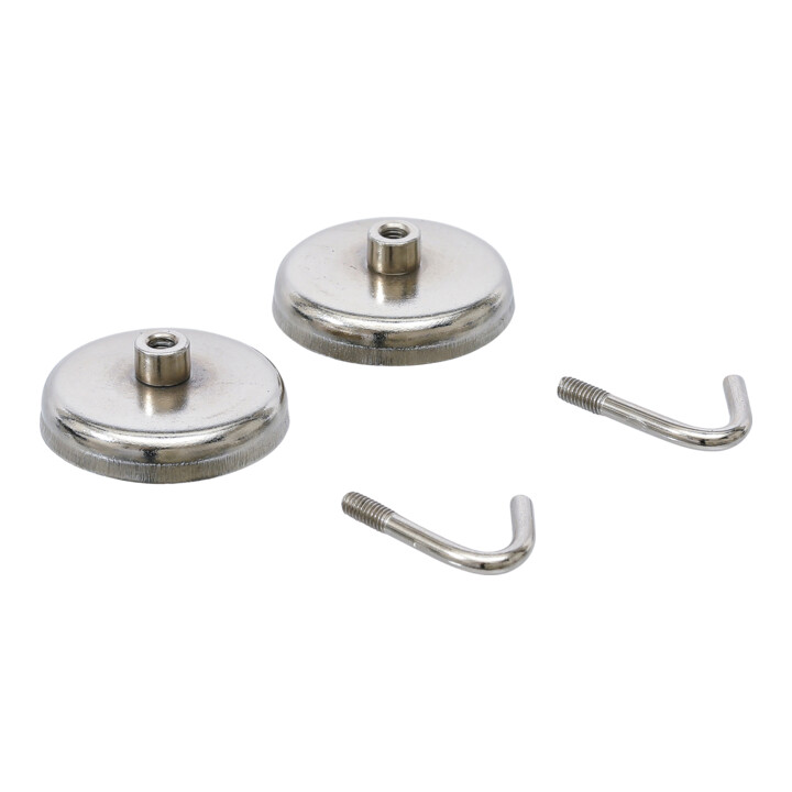BGS Do it yourself magnetische haak rond Ø 34 mm 2 dlg.