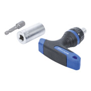 BGS Do it yourself Multi-Einsatz mit Adapter-Satz 92540, mit Ratschen-T-Griff, umschaltbar, 3-tlg.-2