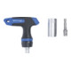 BGS Do it yourself Multi-Einsatz mit Adapter-Satz 92540, mit Ratschen-T-Griff, umschaltbar, 3-tlg.
