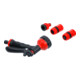 BGS Do it yourself Multifunktions-Garten-Handbrause 70905, mit 6 Funktionen, 5-tlg.