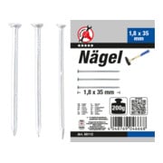 BGS Do it yourself Nägel-Sortiment 88112, 200 g, 1,8 x 35 mm-1