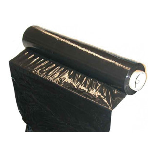 BGS Do it yourself Pellicola estensibile, nera, 500mmx300m, 23 µm