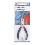 BGS Do it yourself Pinza di precisione per elettronica, dritta, con molla, 120mm-4