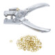 BGS Do it yourself Pinza per occhielli con 100 occhielli tondi, 5mm 180mm-1