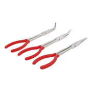 BGS Do it yourself Pinze becchi mezzi tondi 0° / 35° / 70° 260-285mm, 3pz.-5