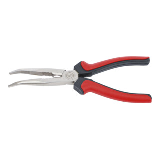 BGS Do it yourself Pinze becchi mezzi tondi, piegate, 200mm