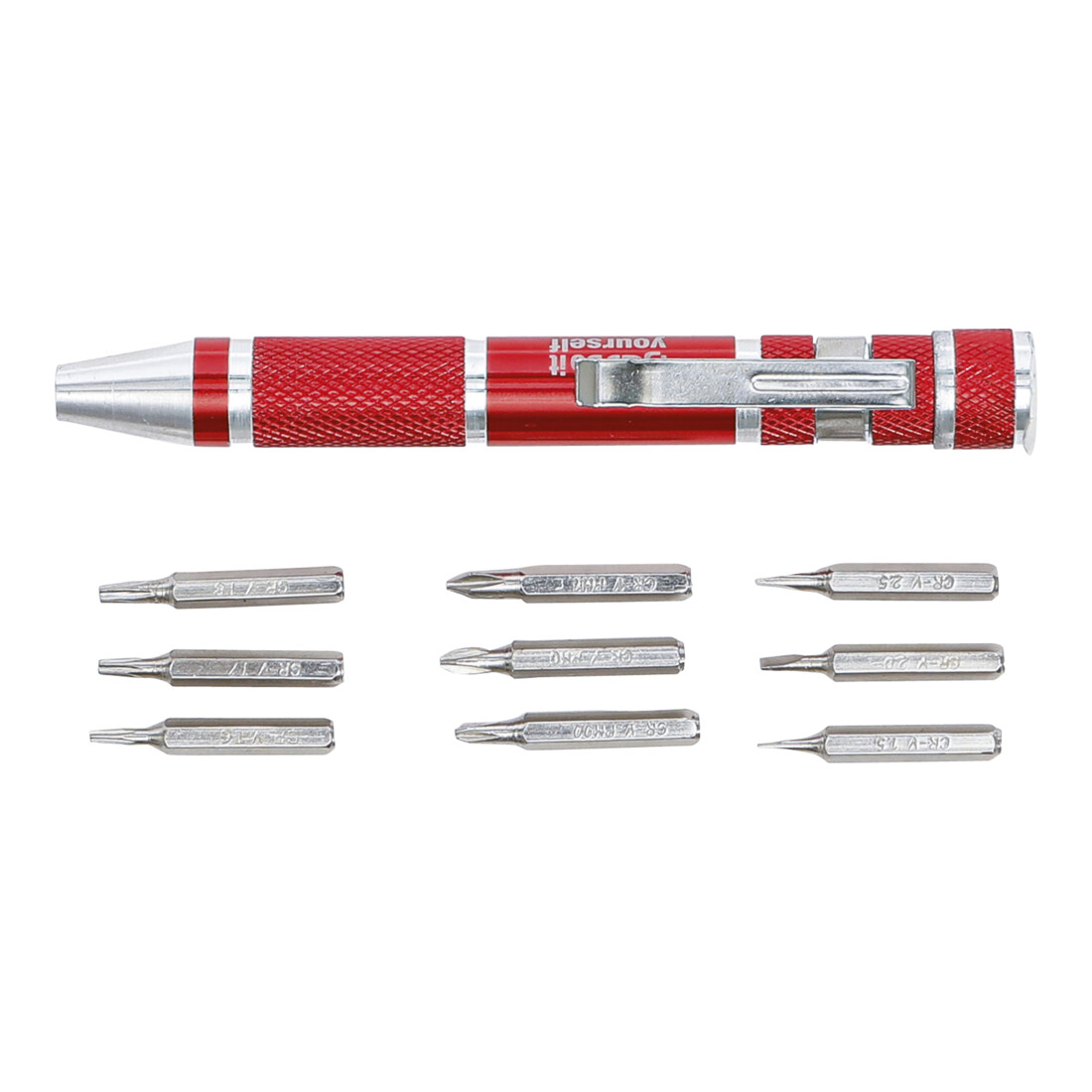 BGS Do it yourself precisie bit schroevendraaier set 10 delig.