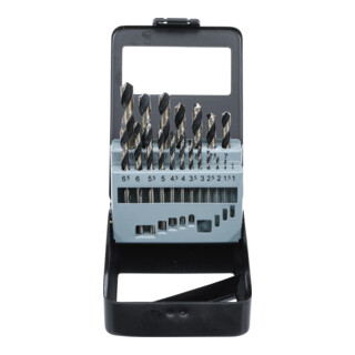 BGS Do it yourself Punte elicoidali HSS, 1-10mm, 19pz.