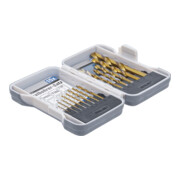 BGS Do it yourself Punte elicoidali HSS in titanio nitrurato, 1,5-10mm, 15pz.-3