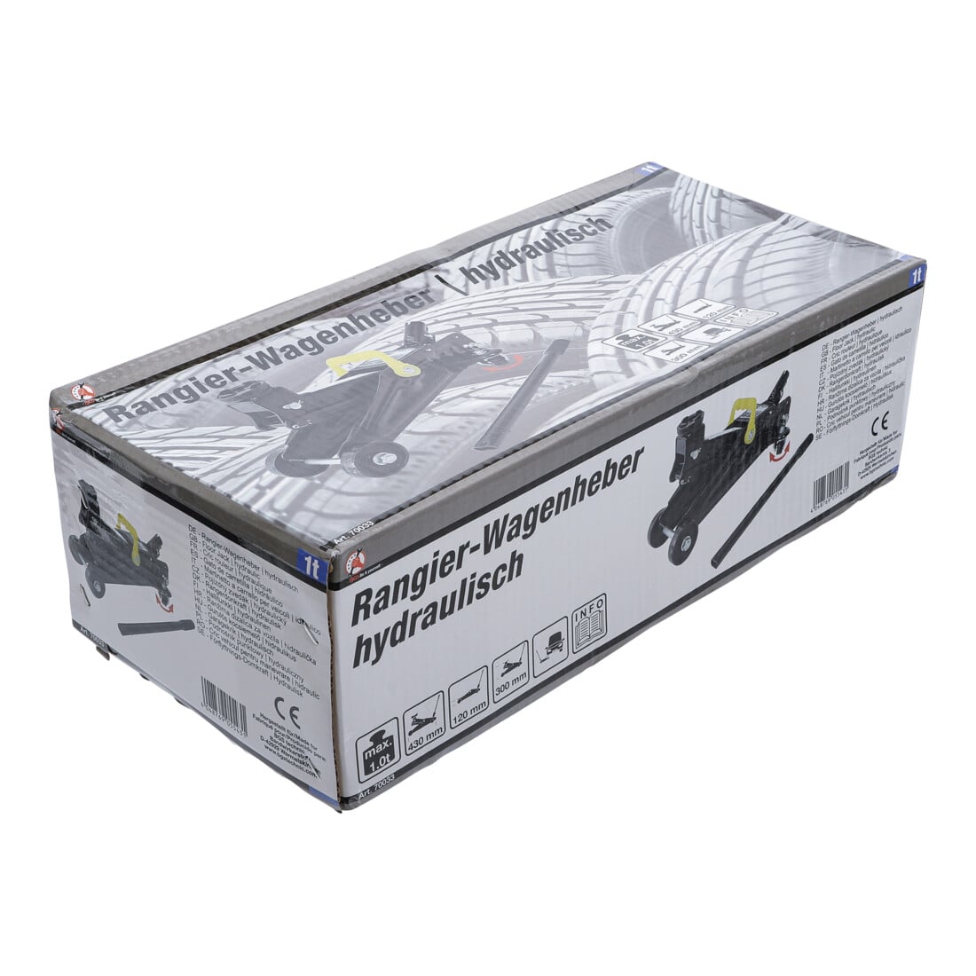 BGS Do it yourself Rangier-Wagenheber hydraulisch 1 t