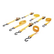 BGS Do it yourself ratelriem set met zware haken 5 m x 25 mm 4 dlg.-2