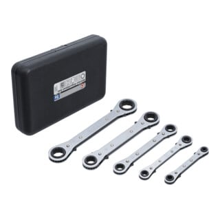 BGS Do it yourself Ratschen-Ringschlüssel-Satz, gerade, umschaltbar SW 6 x 8 - 19 x 22 mm 5-tlg.