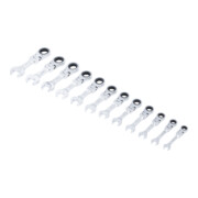 BGS Do it yourself Ratschenring-Maulschlüssel-Satz, extra kurz SW 8 - 19 mm 12-tlg.-2