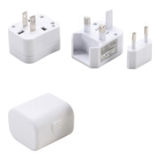 BGS Do it yourself Reisestecker / Steckdosenadapter 9798, 3-tlg.-1