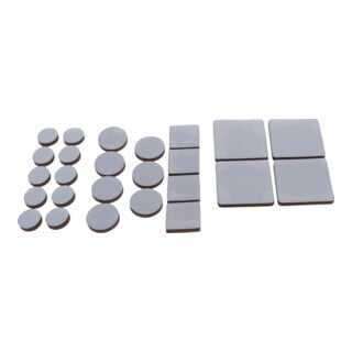 BGS Do it yourself Rutsch-Gleiter-Satz 80861, grau, 25-tlg.