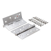 BGS Do it yourself Scharnier-Satz 80907, Edelstahl, 100 x 40 mm, 2-tlg.-1