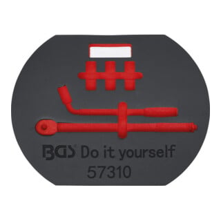 BGS Do it yourself Schaumeinlage 57310-1, leer, für Art. 57310