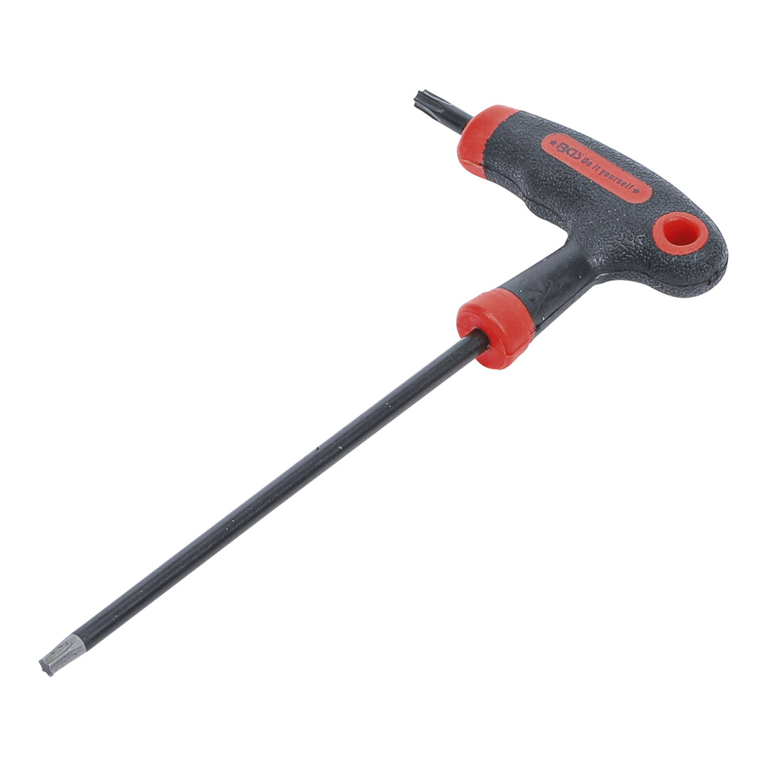 BGS Do it yourself Schraubendreher mit T-Griff und seitlicher Klinge 7880-T20, T-Profil (für TX) mit/ohne Bohrung T20