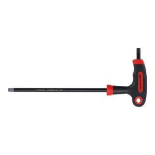 BGS Do it yourself Schraubendreher mit T-Griff und seitlicher Klinge 7880-T45, T-Profil (für TX) mit/ohne Bohrung T45