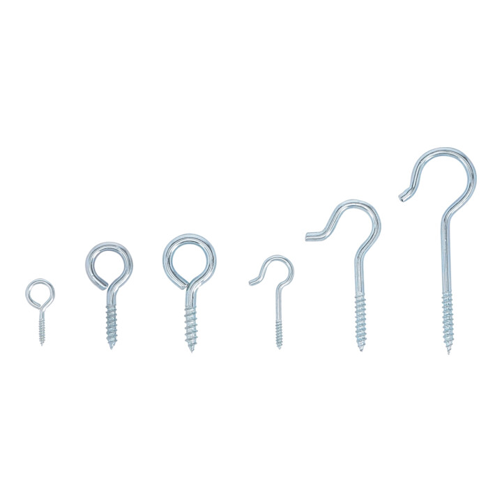 BGS Do it yourself schroefhaak / ringhaak assortiment 142 dlg.