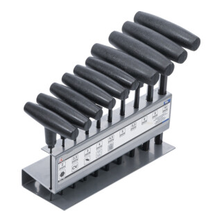 BGS Do it yourself schroevendraaierset met T-greep inbus 2 - 10 mm 10 dlg.