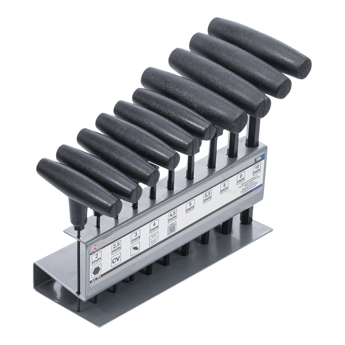 BGS Do it yourself schroevendraaierset met T-greep inbus 2 - 10 mm 10 dlg.