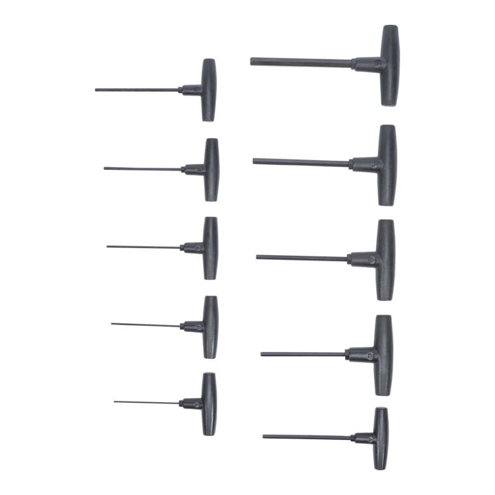 BGS Do it yourself schroevendraaierset met T-greep inbus 2 - 10 mm 10 dlg.