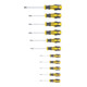 BGS Do it yourself schroevendraaierset T-profiel (voor TX) T6 - T40 11 dlg.