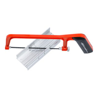 BGS Do it yourself Seghetto a mano, alluminio, con guida di taglio e lama, 150mm