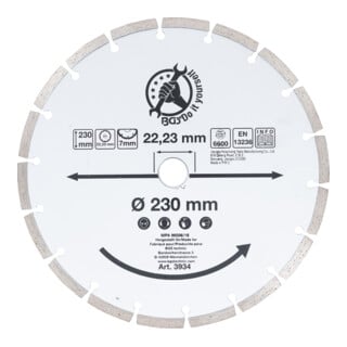 BGS Do it yourself Segment-Trennscheibe Ø 230 mm