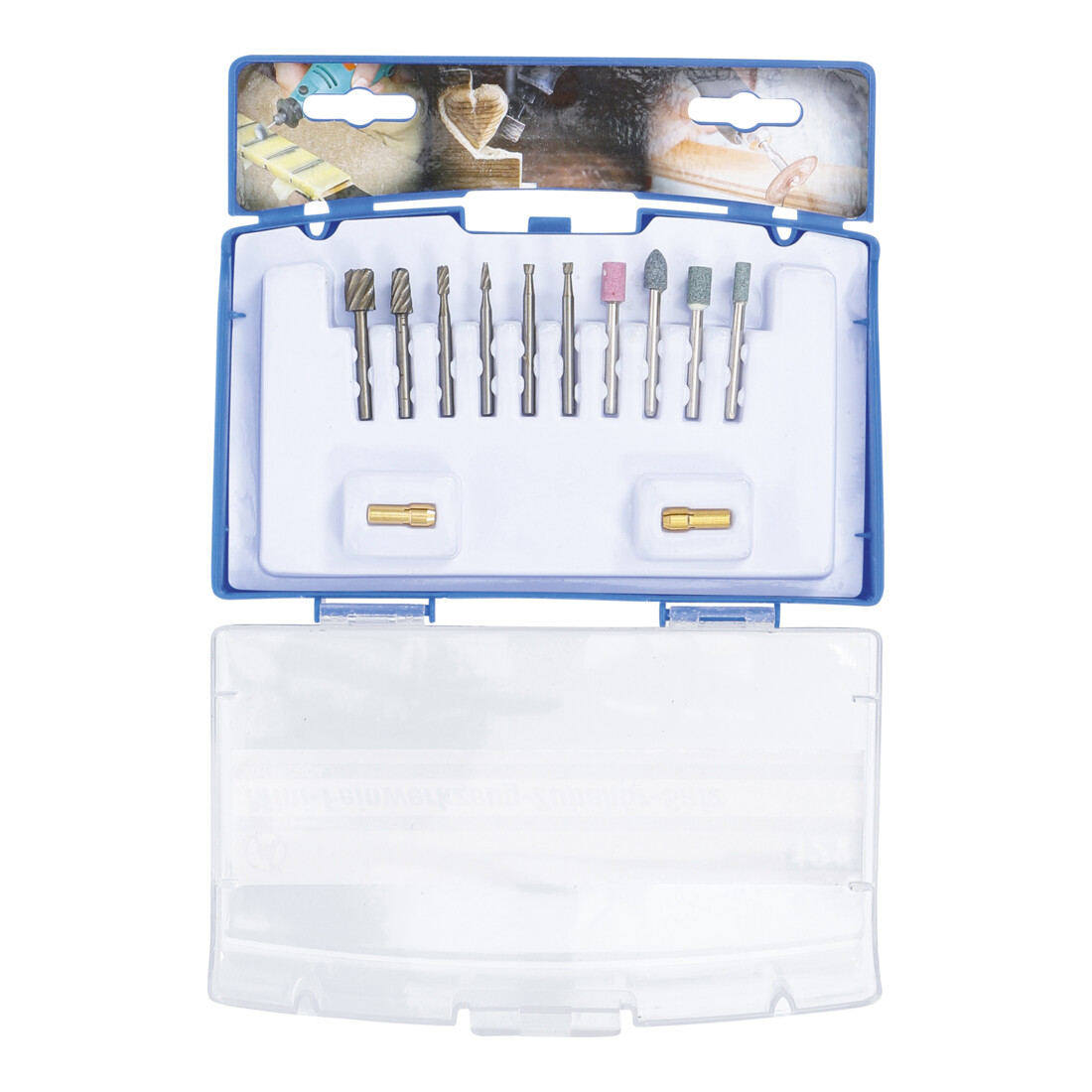 BGS Do it yourself Serie di accessori di precisione per trapano, 12pz.